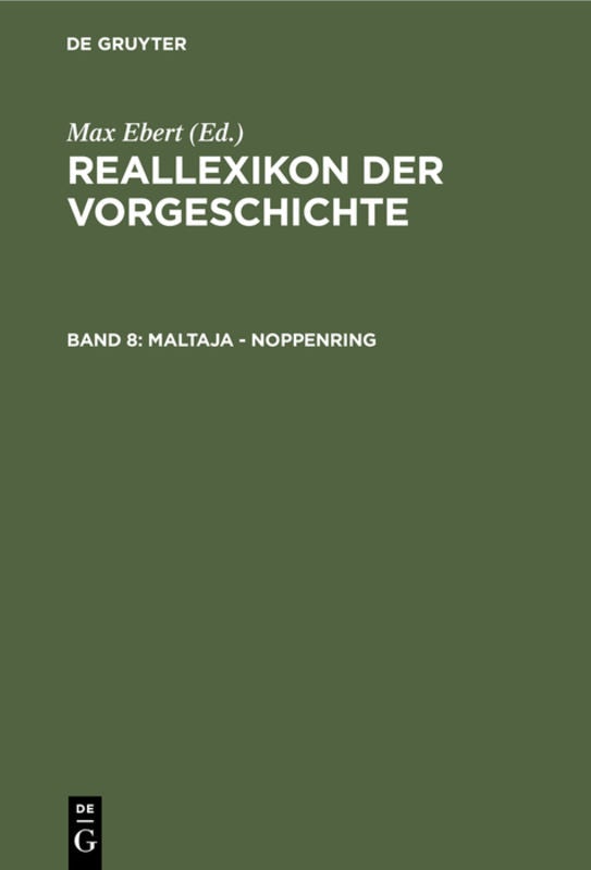 Cover image for Maltaja - Noppenring, isbn: 9783111072869