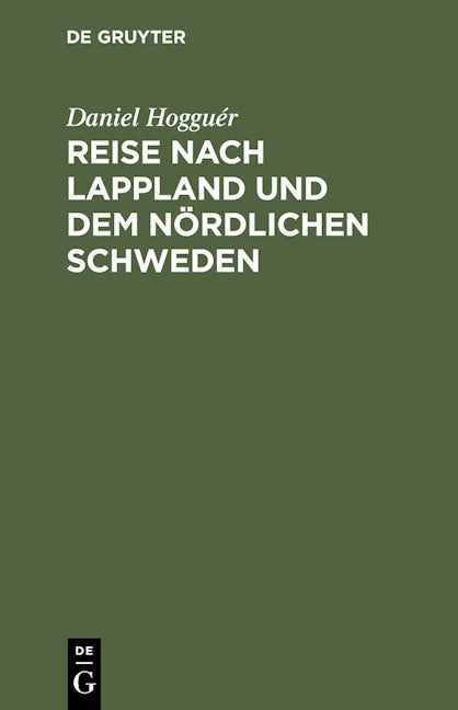 Reise nach Lappland und dem nördlichen Schweden