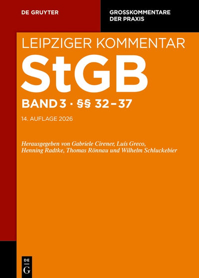 Cover image for §§ 32-37, isbn: 9783111079080