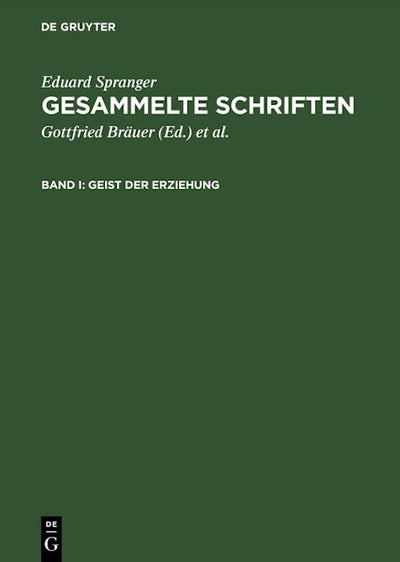 Geist der Erziehung