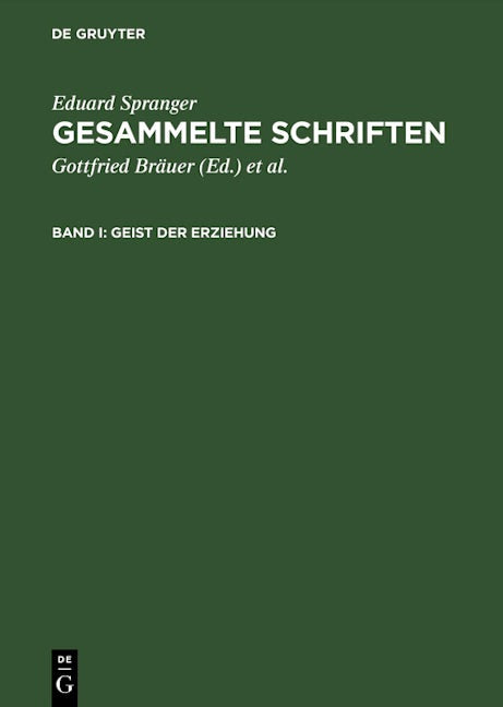 Geist der Erziehung