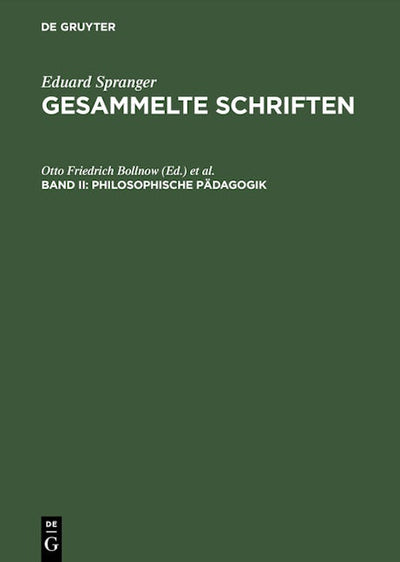 Philosophische Pädagogik