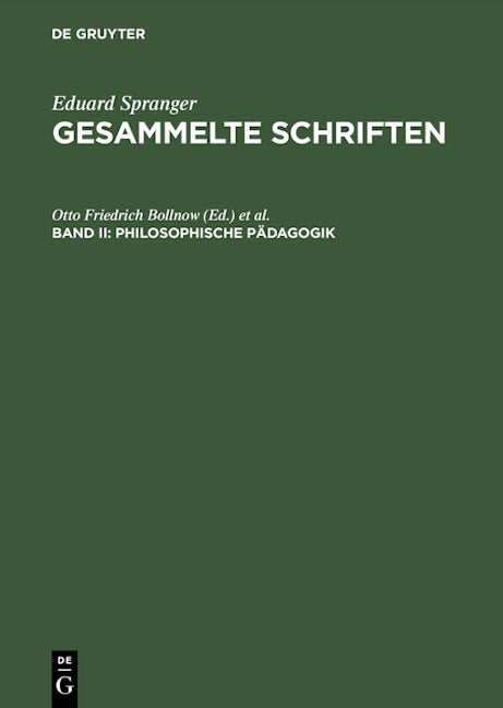 Philosophische Pädagogik
