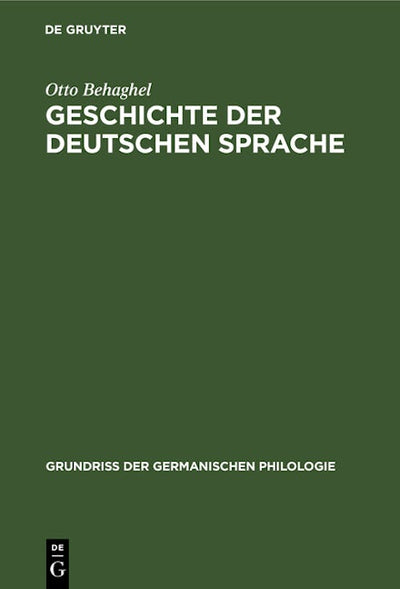 Geschichte der deutschen Sprache