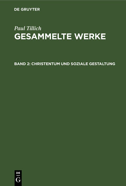 Christentum und soziale Gestaltung