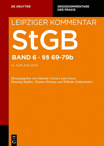Cover image for §§ 69–79b, isbn: 9783111083698