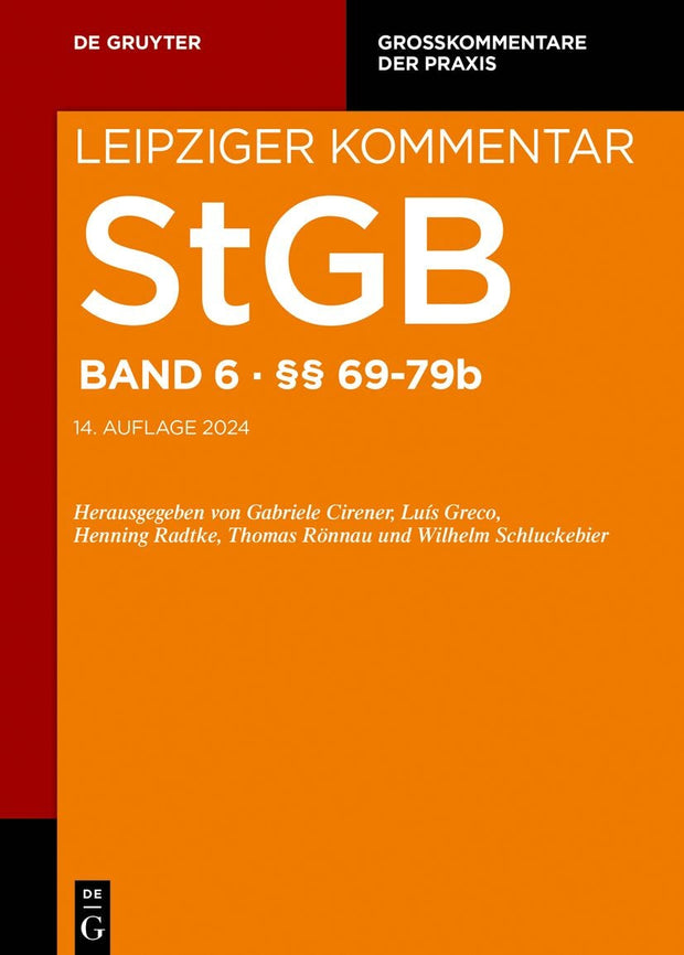 Cover image for §§ 69–79b, isbn: 9783111083698