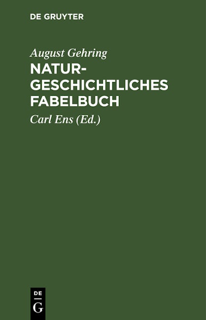 Naturgeschichtliches Fabelbuch