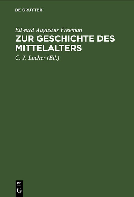 Zur Geschichte des Mittelalters