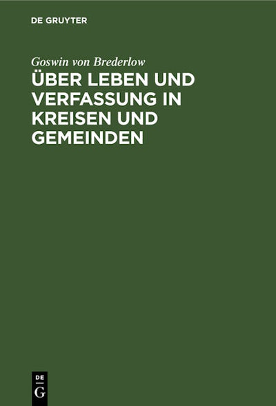 Über Leben und Verfassung in Kreisen und Gemeinden