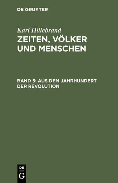 Aus dem Jahrhundert der Revolution