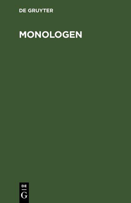 Monologen