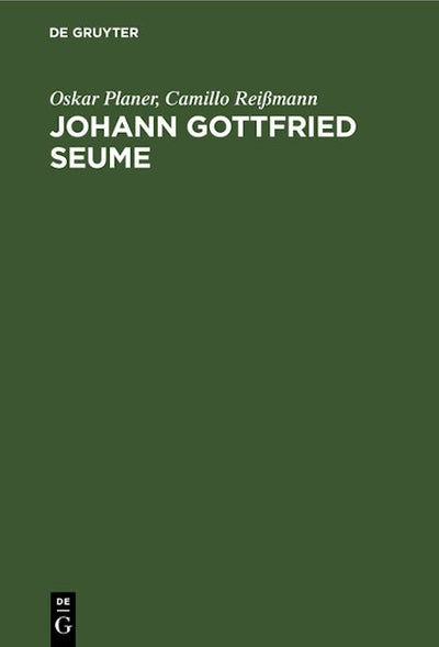 Johann Gottfried Seume