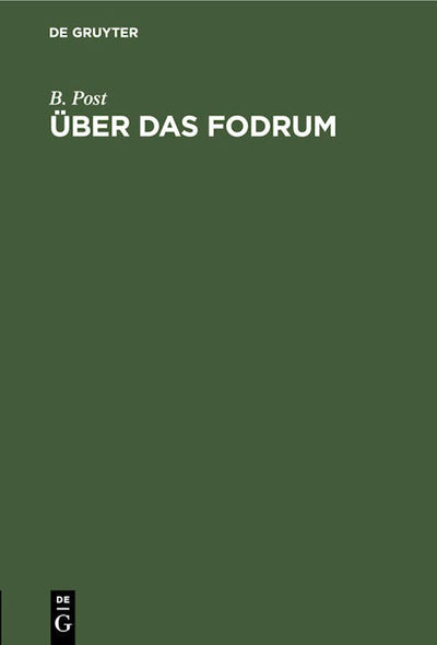 Über das Fodrum