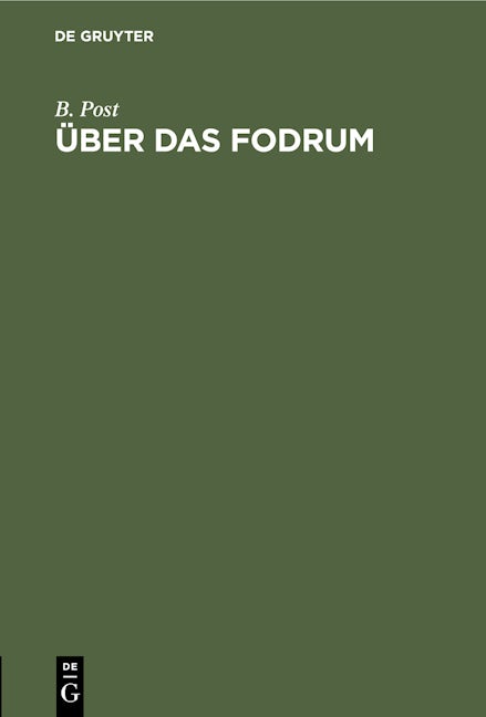 Über das Fodrum