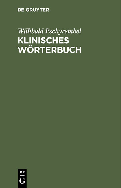 Klinisches Wörterbuch