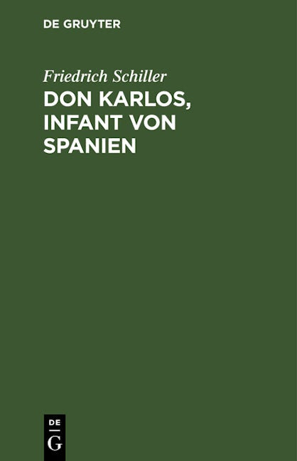 Don Karlos, Infant von Spanien