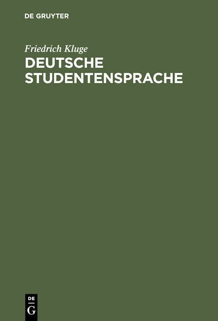 Deutsche Studentensprache