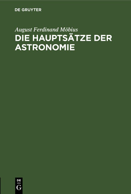 Die Hauptsätze der Astronomie