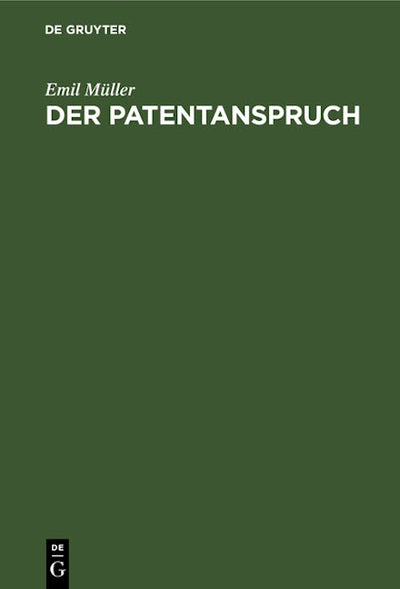 Der Patentanspruch