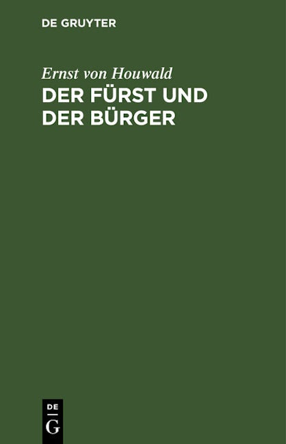 Der Fürst und der Bürger