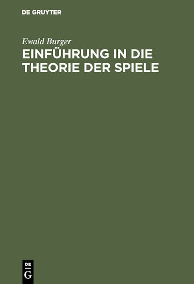 Einführung in die Theorie der Spiele