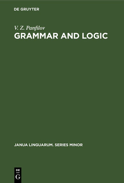 Grammar and Logic