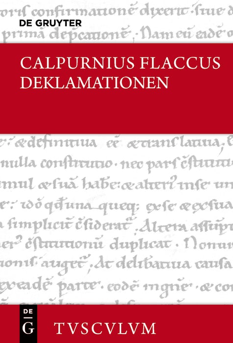Cover image for Auszüge aus Deklamationen / Declamationum excerpta, isbn: 9783111154305