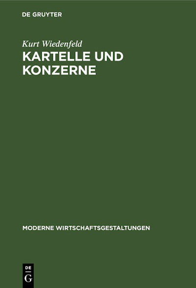 Kartelle und Konzerne