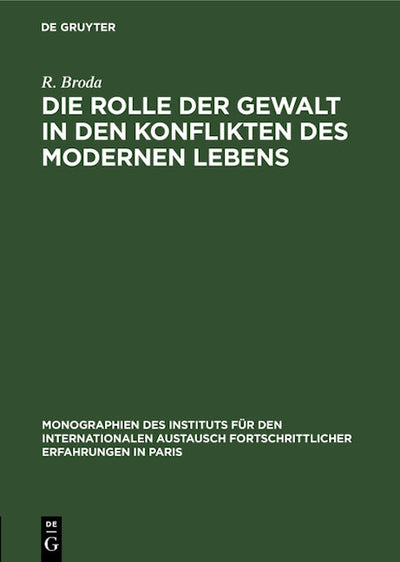 Die Rolle der Gewalt in den Konflikten des modernen Lebens