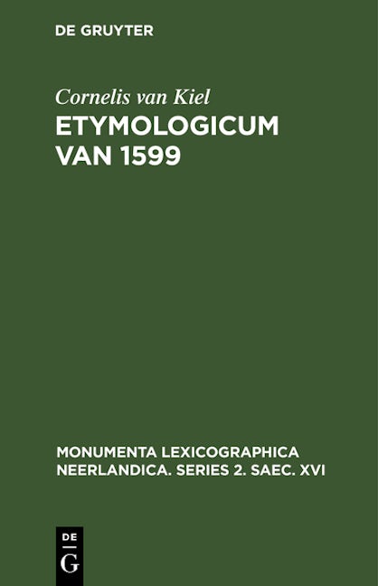 Etymologicum van 1599