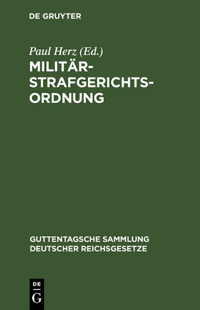 Militärstrafgerichtsordnung