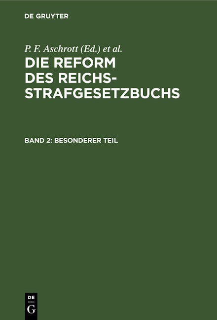 Besonderer Teil