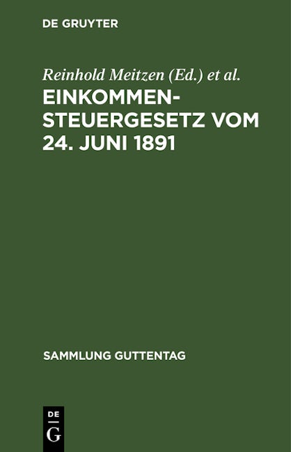 Einkommensteuergesetz vom 24. Juni 1891