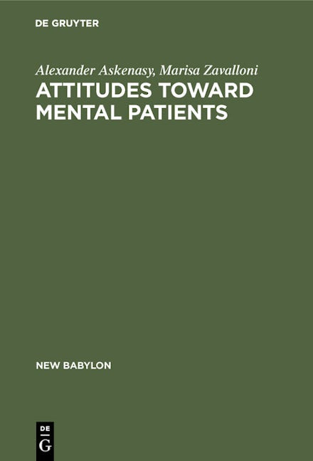 Attitudes toward mental patients