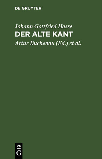 Der alte Kant