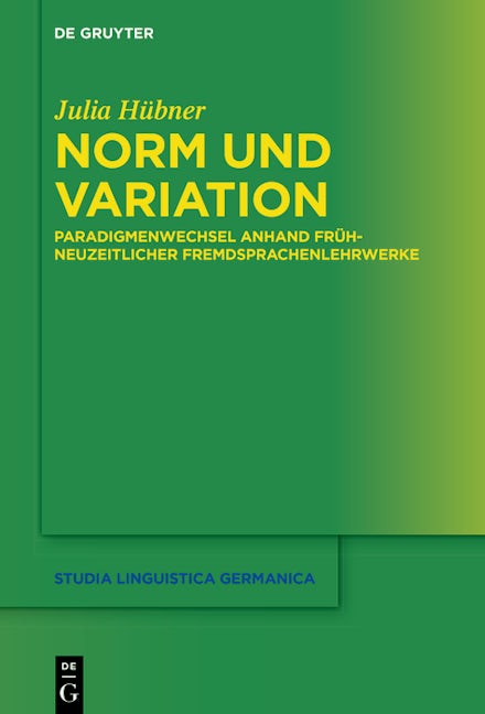Book cover image for Norm und Variation ISBN: 9783111168579