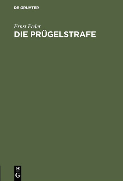Die Prügelstrafe