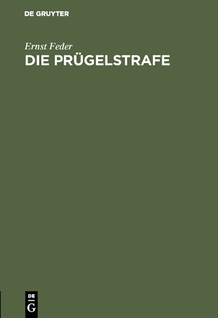 Die Prügelstrafe
