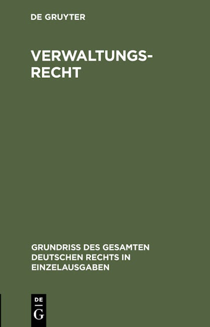 Verwaltungsrecht