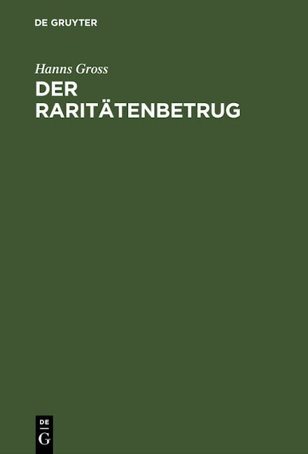 Der Raritätenbetrug