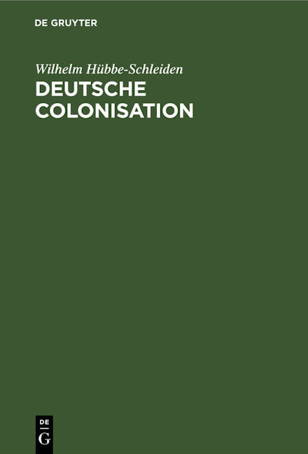 Deutsche Colonisation