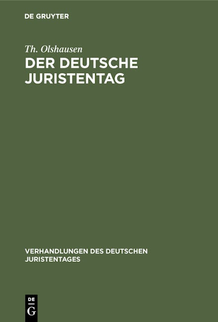 Der deutsche Juristentag