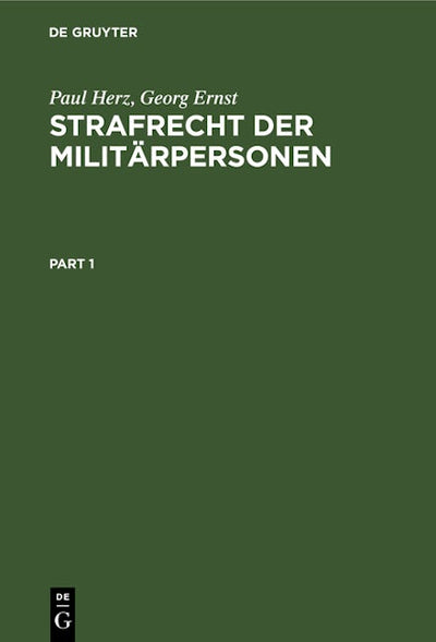 Strafrecht der Militärpersonen