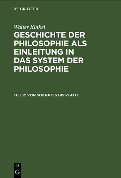 Von Sokrates bis Plato