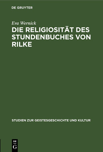 Die Religiosität des Stundenbuches von Rilke