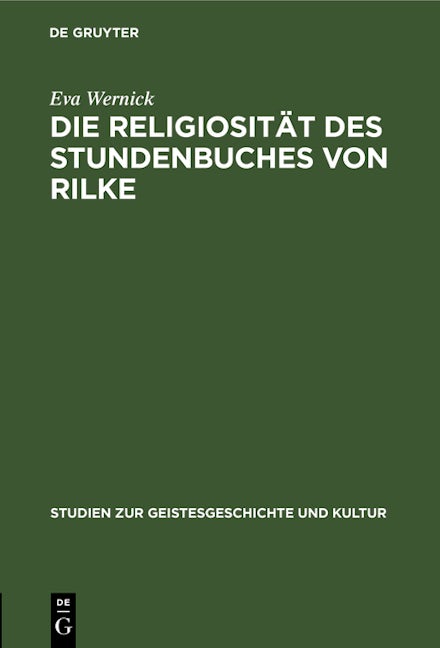 Die Religiosität des Stundenbuches von Rilke