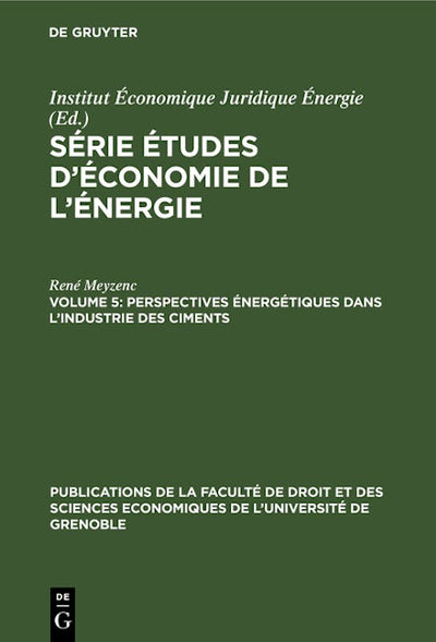 Perspectives énergétiques dans l'industrie des ciments