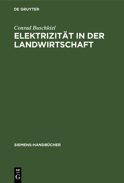 Elektrizität in der Landwirtschaft