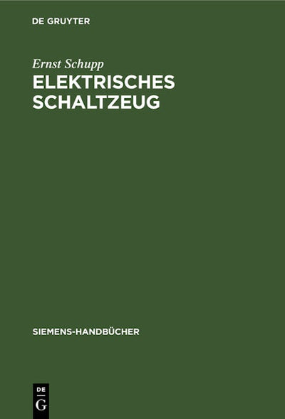 Elektrisches Schaltzeug